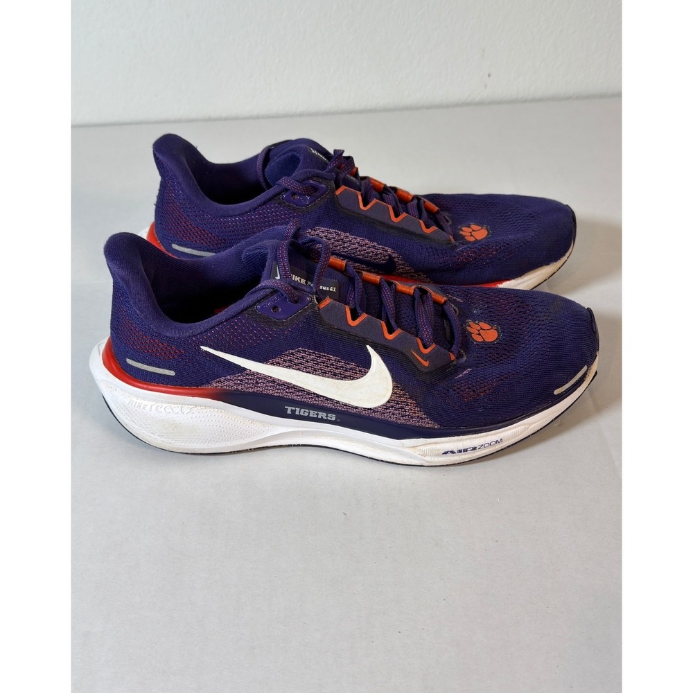 Nike Air‎ Zoom Structure 24 Clemson Tigers Running Shoes Mens Purple Orange